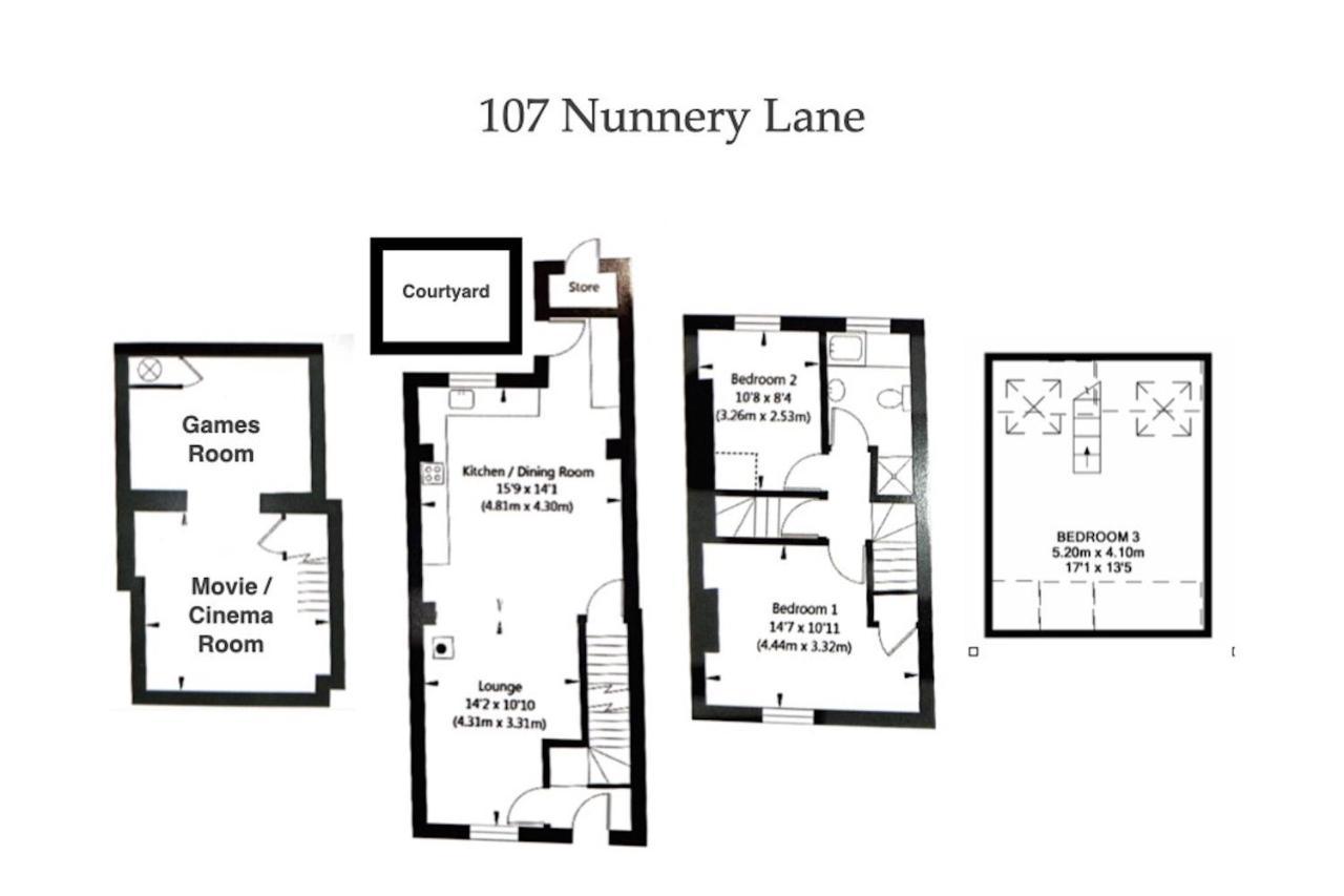 Spencer House & 107 & 109 Nunnery Lane Βίλα Γιορκ Εξωτερικό φωτογραφία